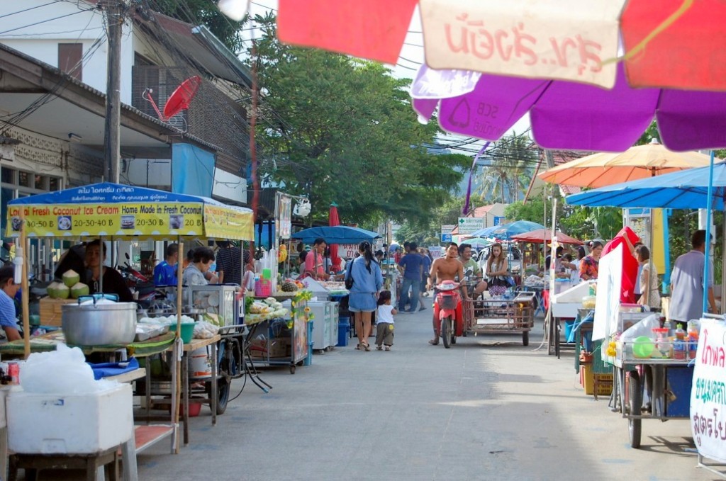 Piaţă stradală din Koh Samui